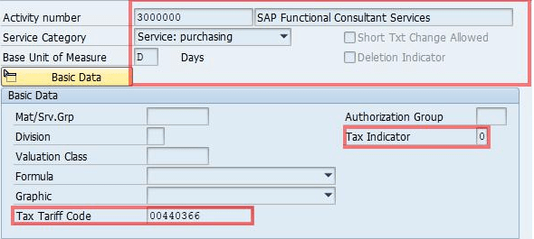 create Service Pucrchase Order using tcode AC02 and ME21N