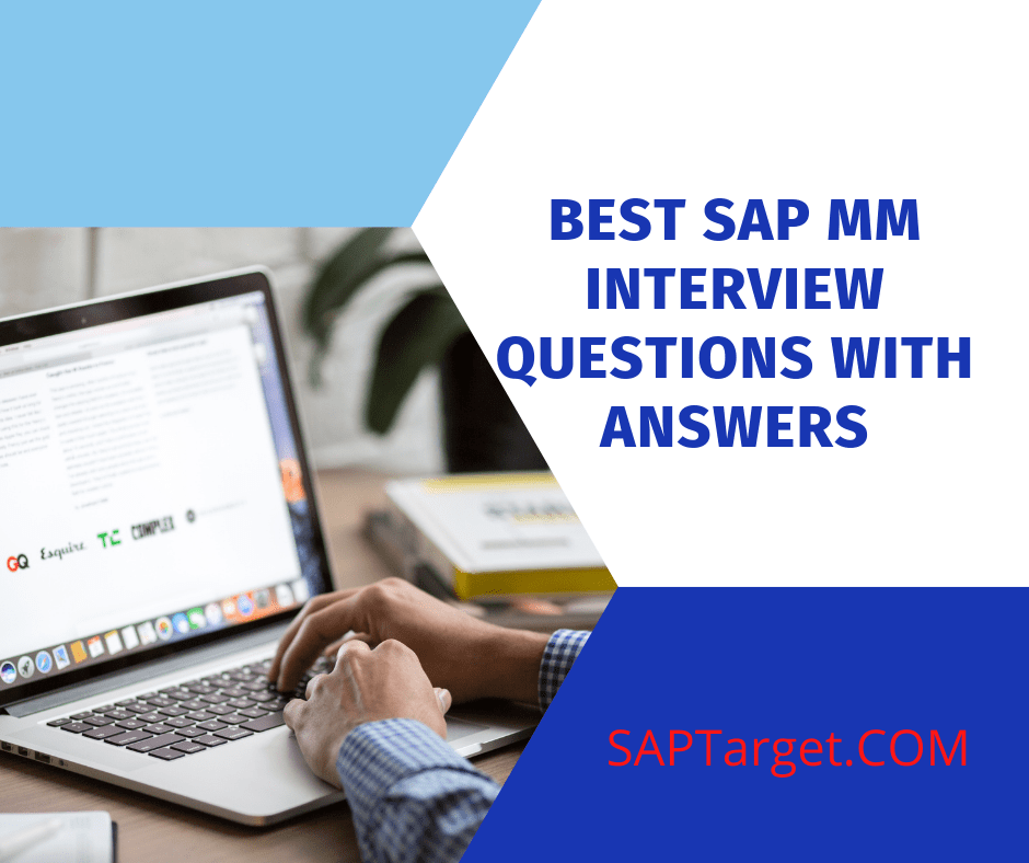 SAP MM Interview Questions